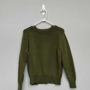 J. Crew Olive Women's Crew Neck Sweater